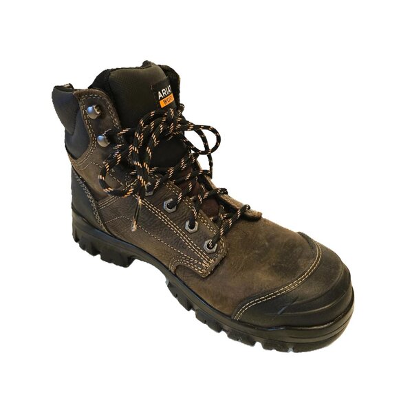 Ariat Work Men's Size 8D ASTM F2413-18 Brown Leather Steel Toe Waterproof Boots - Picture 9 of 10